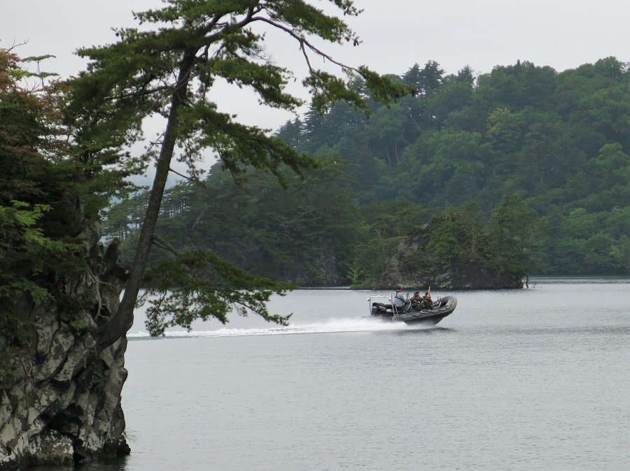 Que faire au lac Towada ? La location de barques et de pédalos proposait également des visites guidées du lac Towada, à bord d'un bateau à moteur super rapide.